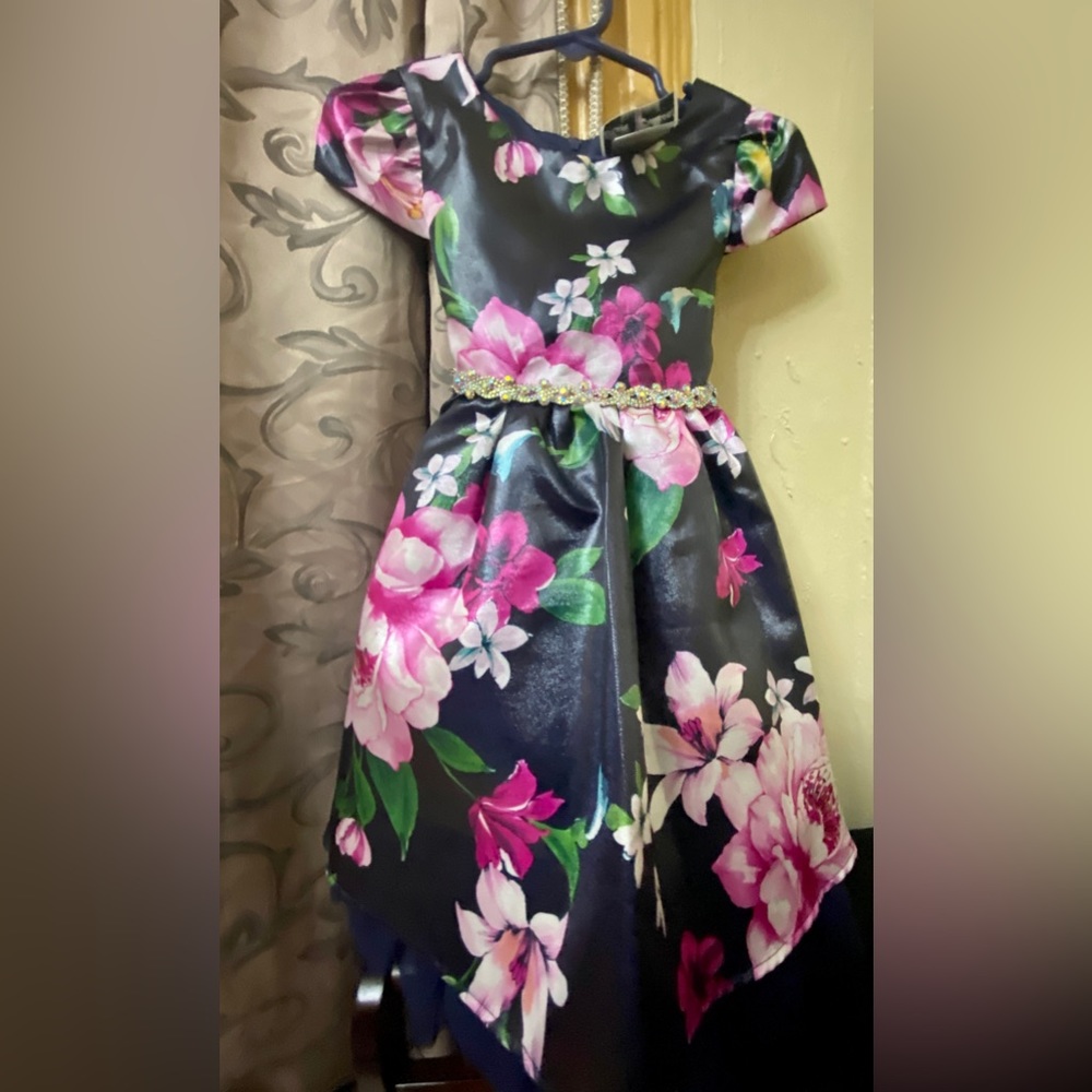 Rare Editions Size 3T Blue/ Flowers condition New no label